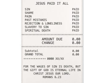 Alfombra «Jesús lo pagó todo» – Decoración cristiana para el hogar