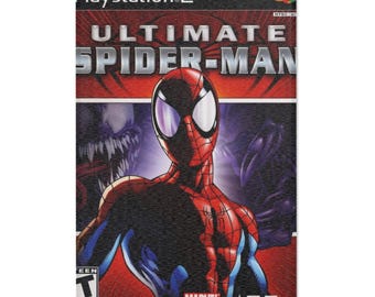Alfombra Ultimate Spiderman para PlayStation 2, decoración de habitación gamer de Marvel Comics