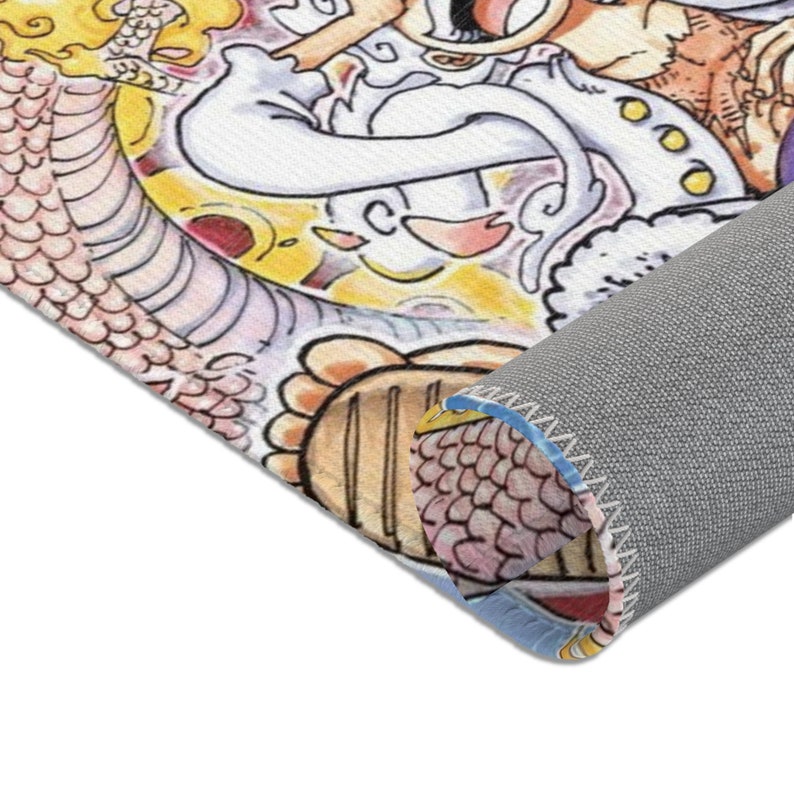 One Piece Rug Gear 5 Luffy Area Rugs - Etsy
