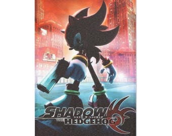 Alfombra de Shadow the Hedgehog, decoración para habitación de gamers