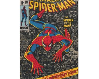 Alfombra con portada de cómic de Spiderman, decoración de superhéroes de Marvel