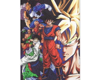 Alfombra de Dragon Ball Z, decoración de anime shonen