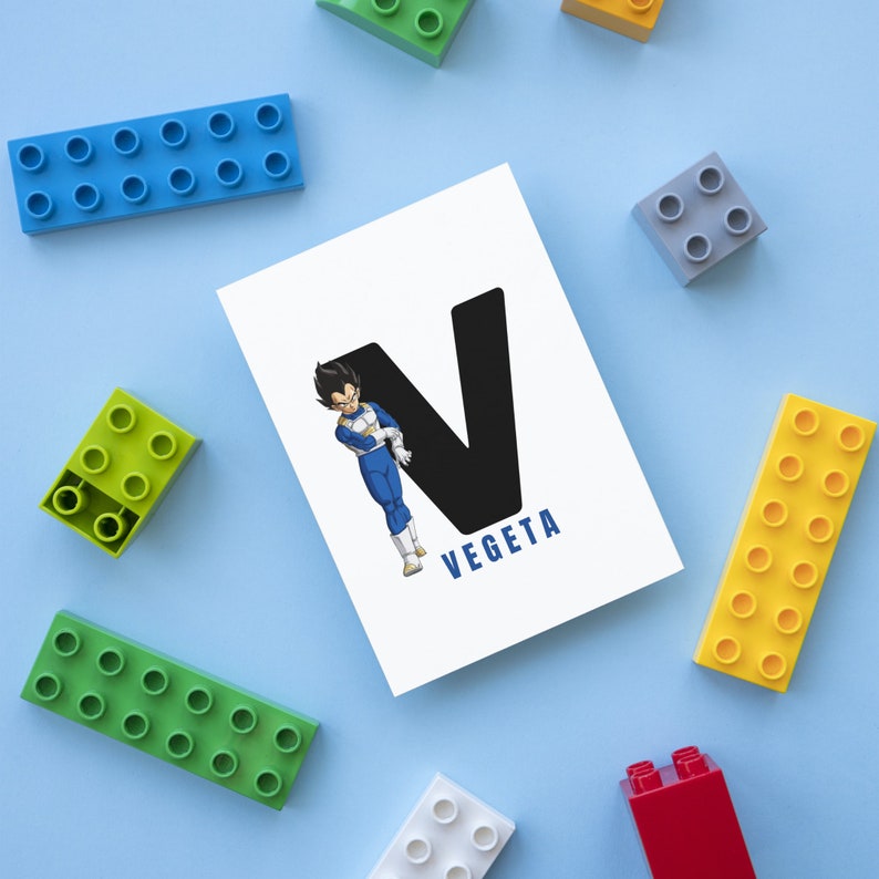 Anime Alphabet ABC Flashcards Printable Anime Homeschool Etsy