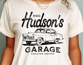 Radiator Springs Shirt, Doc Hudson T-Shirt, Men's Disney Shirt, Doc Hudson Sweatshirt, Disney Shirt for Men, Cars Land Sweatshirt