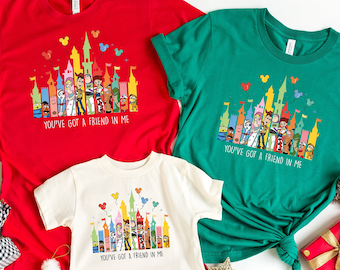 You've Got A Friend In Me Shirt, Toy Story Disney Castle Sweatshirt, Disney Toy Story Shirt,  Toy Story Characters, Disney Family Trip Shirt