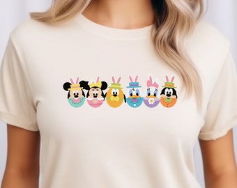 Disneyland Easter Vacation Family Egg Shirt, Disney Easter Mickey And Friends T-Shirt, Easter Disney Family Matching Trip Sweatshirt