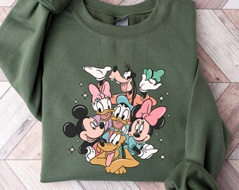 Disney Shirt, Mickey And Friends T-Shirt, Mickey And Friends Minnie Donald Daisy Goofy Pluto Tee, Disney, Disneyland Shirt, Disneyworld Tee