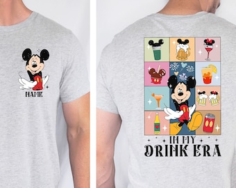 Funny Mickey Drinking shirt, Disney Drinking Around The World shirt, In My Drink Tees, World Tour Epcot Shirt, Disney Group Trip shirts