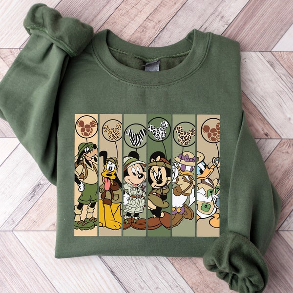 Mickey and Friends Safari Shirts, Disney Animal Kingdom T-Shirt, Mickey Safari Sweatshirt, Hakuna Matata Shirt, Family Safari Sweatshirts