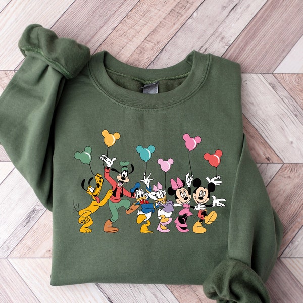 Disneyland Mickey And Friends Shirt, Disney Trip Family T-Shirt, Disney Sweatshirt, Disneyworld Birthday Tee, Disneyland Hollywood Shirt