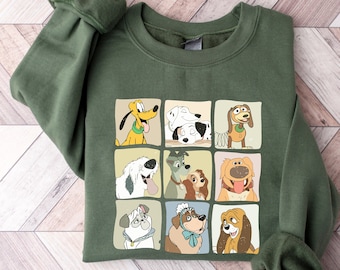 Disney Dogs Shirt, Dog Lovers T-Shirt, Disneyland Shirt, Disney Tee, Disney World Shirt, Dog Shirt, Cute Disney Dog Tee, Dug, Pluto, Nana