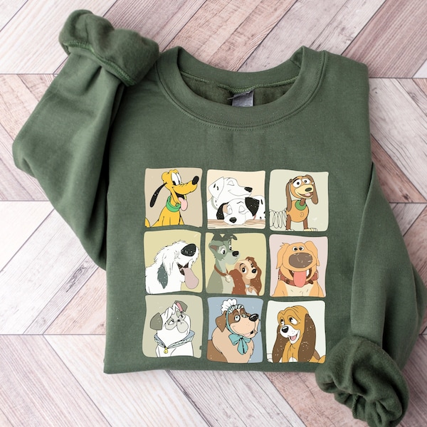 Disney Dogs Shirt, Dog Lovers T-Shirt, Disneyland Shirt, Disney Tee, Disney World Shirt, Dog Shirt, Cute Disney Dog Tee, Dug, Pluto, Nana