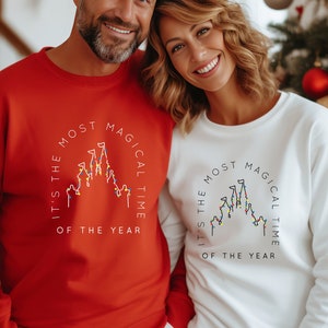 It’s The Most Magical Time Of The Year Disney Christmas Sweatshirt, Disney Castle Shirt, Retro Disney Tee, Gift For Christmas