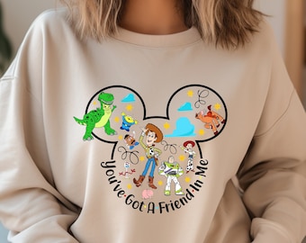You've Got A Friend In Me Toy Story Shirt, Disney Toy Story T-Shirt, Toy Story Characters Shirt, Disney Family Matching Tees, Buzz Lightyear