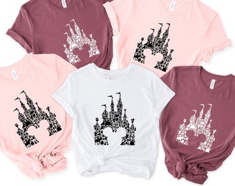 Disney Castle Silhouette Shirt, Disney Castle T-Shirt, Disney Vacation Shirt, Disney Trip Shirt, Disney Family Shirts, Family Vacation Tee