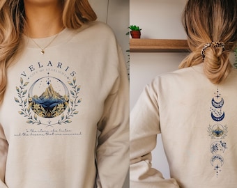 Velaris ACOTAR Sweatshirt, Velaris City Of Starlight Shirt, The Night Court Tee, SJM Merch Shirt, Court of Dreams, Rhysand, Bookish TeeS