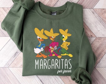 Margaritas Por Favor Shirt, The Three Caballeros T-Shirt, Disney Margarita Shirt, Disney Epcot Tee, Epcot Shirt, Disney Family Trip Shirts