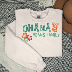 Ohana Means Family Shirt, Family Matching Outfit, Disney Friends Design, Cute Cartoon Art, Magic Ohana Gift, Stitch Family Style, Gift Shirt