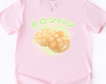 Melonpan T-Shirt, Y2K Japanese Dessert Kawaii Fashion