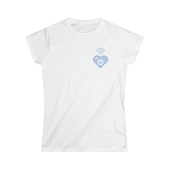 【threetimes】Pixel angel tee Tシャツ (3 COLORS) Pixel Heart Life Meter Short-sleeve T-shirt - Etsy
