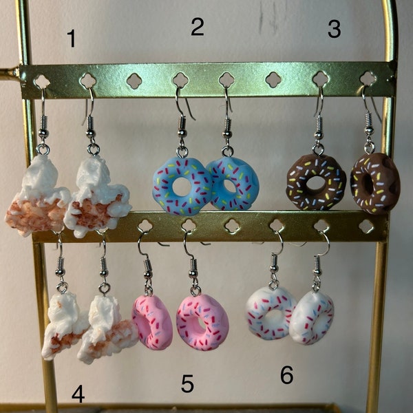 Boucles d’oreilles donuts