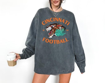 Cincinnati Bengals Sweatshirt | Who Dey Sweatshirt | Cincinnati Sweatshirt | Bengals Sweatshirt | Cincinnati Vintage Sweatshirt