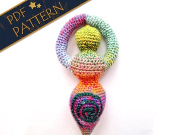 Wiccan Goddess Charm Crochet Pattern