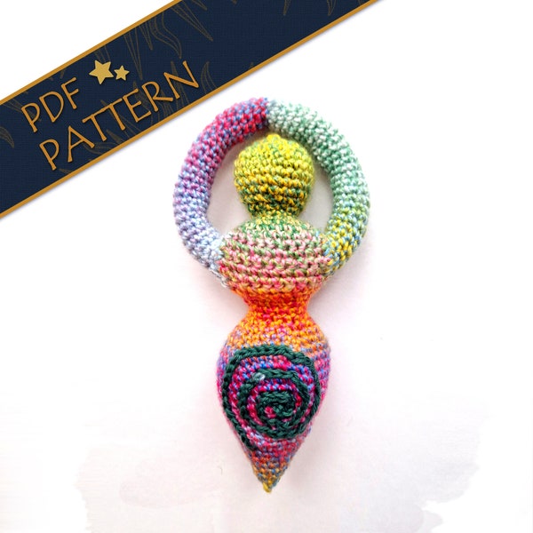 Wiccan Goddess Charm Crochet Pattern