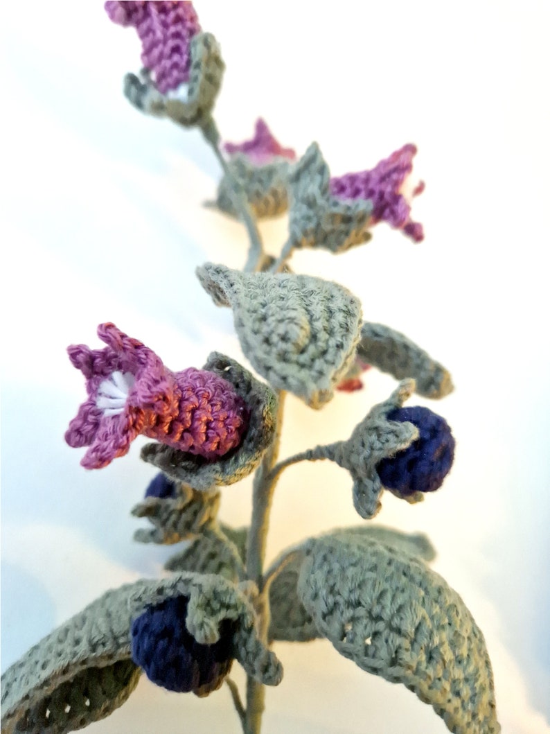Witch's Flowers: Belladonna - Crochet Pattern image 4