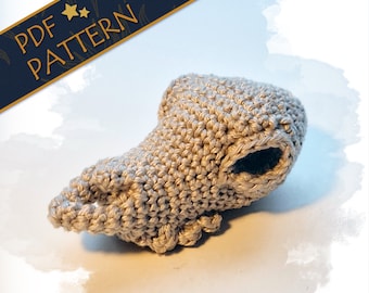 Tiny Elk Skull Amigurumi Crochet Pattern