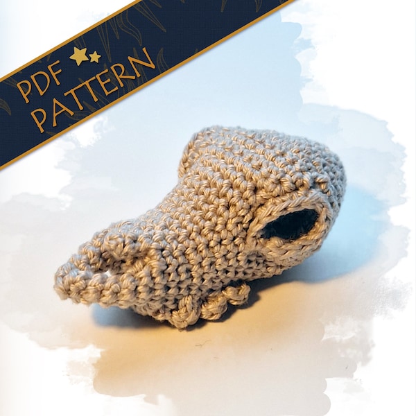 Tiny Elk Skull Amigurumi Crochet Pattern