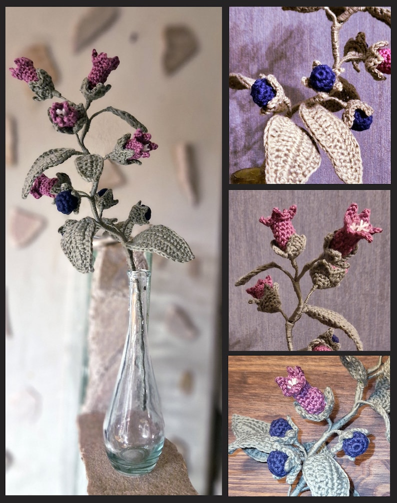 Witch's Flowers: Belladonna - Crochet Pattern image 3