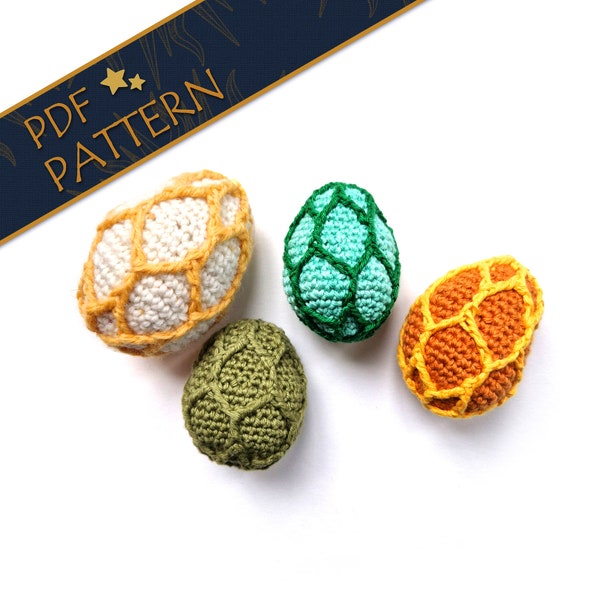 Easter Lattice Egg Crochet Pattern - Intricate & Elegant Ostara Decoration