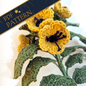 Witch's Flowers: Henbane - Crochet Pattern