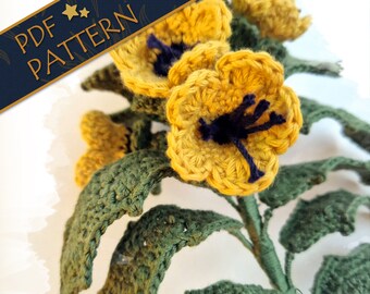 Witch's Flowers: Henbane - Crochet Pattern