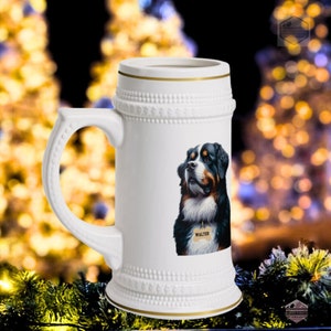 Bernese Mountain Dog Beer Stein