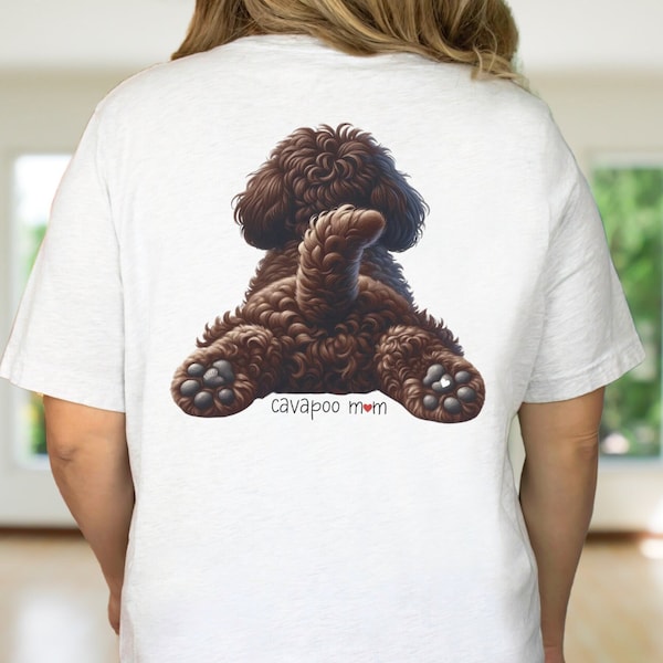 Personalized Cavapoo Mom T-Shirt, Dog Lover Gift