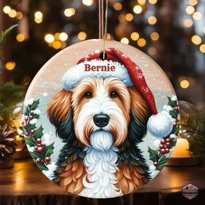 Bernedoodle Ornament - Custom Personalized For You
