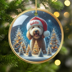 Custom Dog Christmas Ornament, Pet Photo Ornament, Personalized Dog Ornament, Holiday Pet Ornament, Dog Lover Gift, Christmas Decor