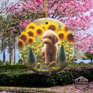 Custom Dog Ornament,Christmas Gifts,Personalize Ornament,Puppy Ornament,Picture Ornament,Gift For Dog Owners,Gift For Pet Lovers,Christmas Ornament,New Pet Ornament,Acrylic Ornament,Ceramic Ornament,Holiday Ornament,Memorial Ornament