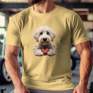 Maglietta personalizzata Goldendoodle, maglietta alla moda per mamme di cani, regalo per amanti dei cani immagine 10