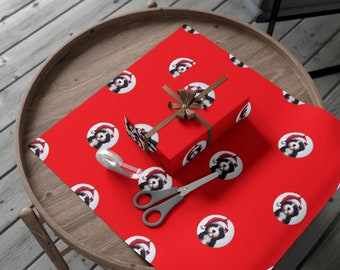Premium inpakpapier met Bernedoodle-thema | Haarscherpe hondenprint | Cadeauverpakking op maat met matte/glanzende afwerking | 3 formaten