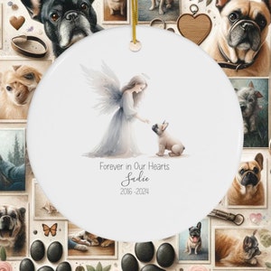 French Bull Dog memorial ornament,dog mom gifts,dog christmas gifts,gifts for dog owners,gifts for dog lovers,dog picture ornament,cat lovers gift,dog memorial gifts,pet memorial gifts,mothers day gift