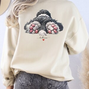 Bernedoodle mom sweatshirt,berndoodle mom, mom sweatshirt, valentine bernedoodle, valentine dog gift, dog sweatshirt, personalized dog sweatshirt,doodle mama, doodle fan, bernedoodle enthusiast gift.