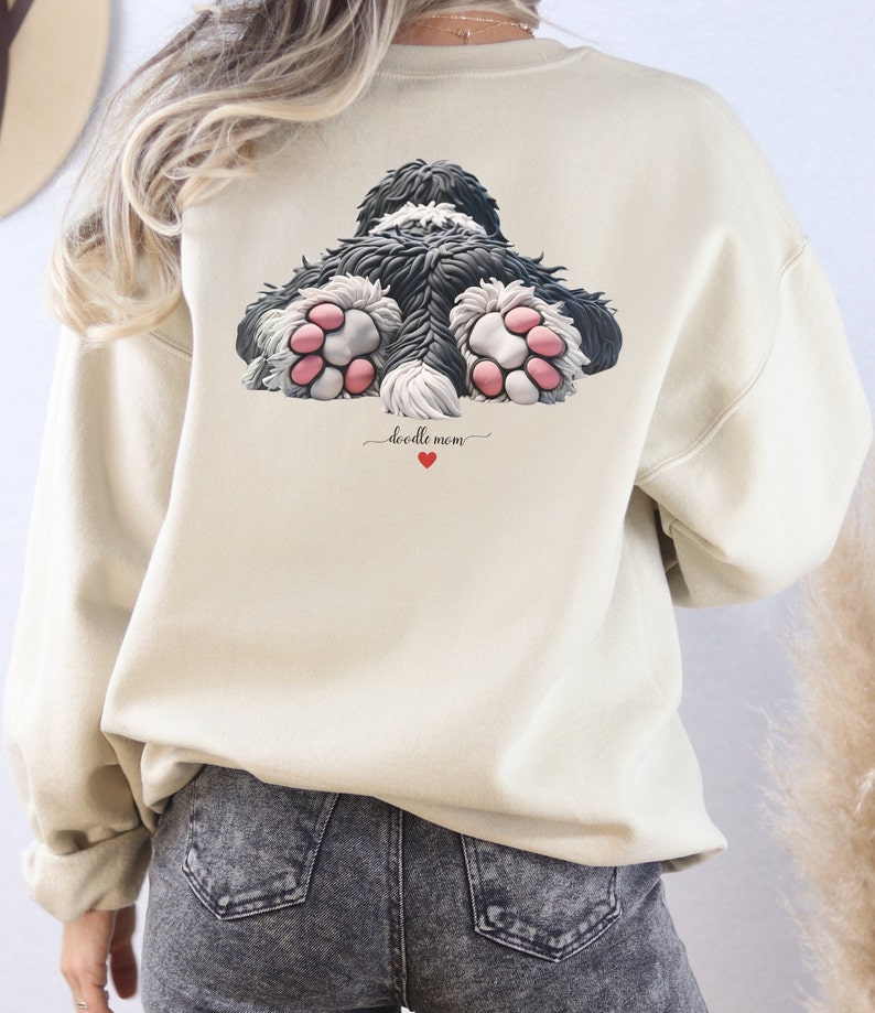 Bernedoodle mom sweatshirt,berndoodle mom, mom sweatshirt, valentine bernedoodle, valentine dog gift, dog sweatshirt, personalized dog sweatshirt,doodle mama, doodle fan, bernedoodle enthusiast gift.