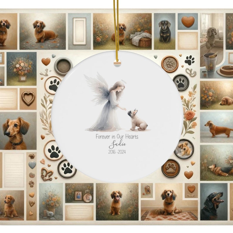 French Bull Dog memorial ornament,dog mom gifts,dog christmas gifts,gifts for dog owners,gifts for dog lovers,dog picture ornament,cat lovers gift,dog memorial gifts,pet memorial gifts,mothers day gift