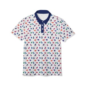 Boutique Created Custom Doodle Dog Lover Polo Shirt image 6