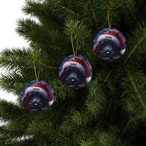 Christmas Dog Ornament, Festive Pet Decoration, Pet Lovers Gift, Holiday Tree Decoration, Cute Puppy Christmas Gift, Stocking Stuffer