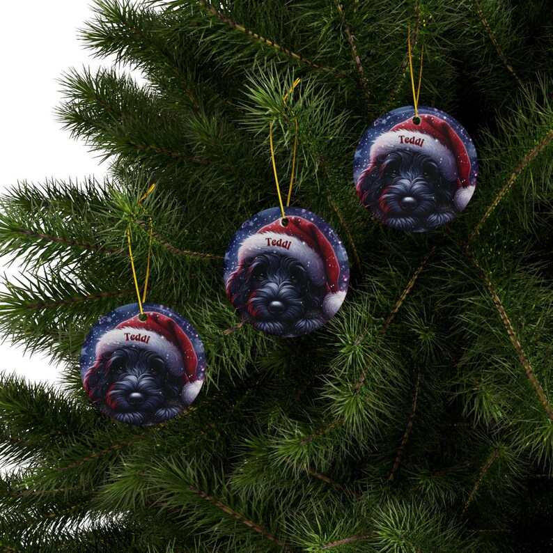 Christmas Dog Ornament, Festive Pet Decoration, Pet Lovers Gift, Holiday Tree Decoration, Cute Puppy Christmas Gift, Stocking Stuffer