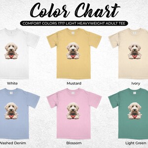 Maglietta personalizzata Goldendoodle, maglietta alla moda per mamme di cani, regalo per amanti dei cani immagine 4